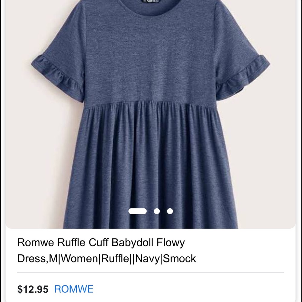 SHEIN babydoll flowy dress